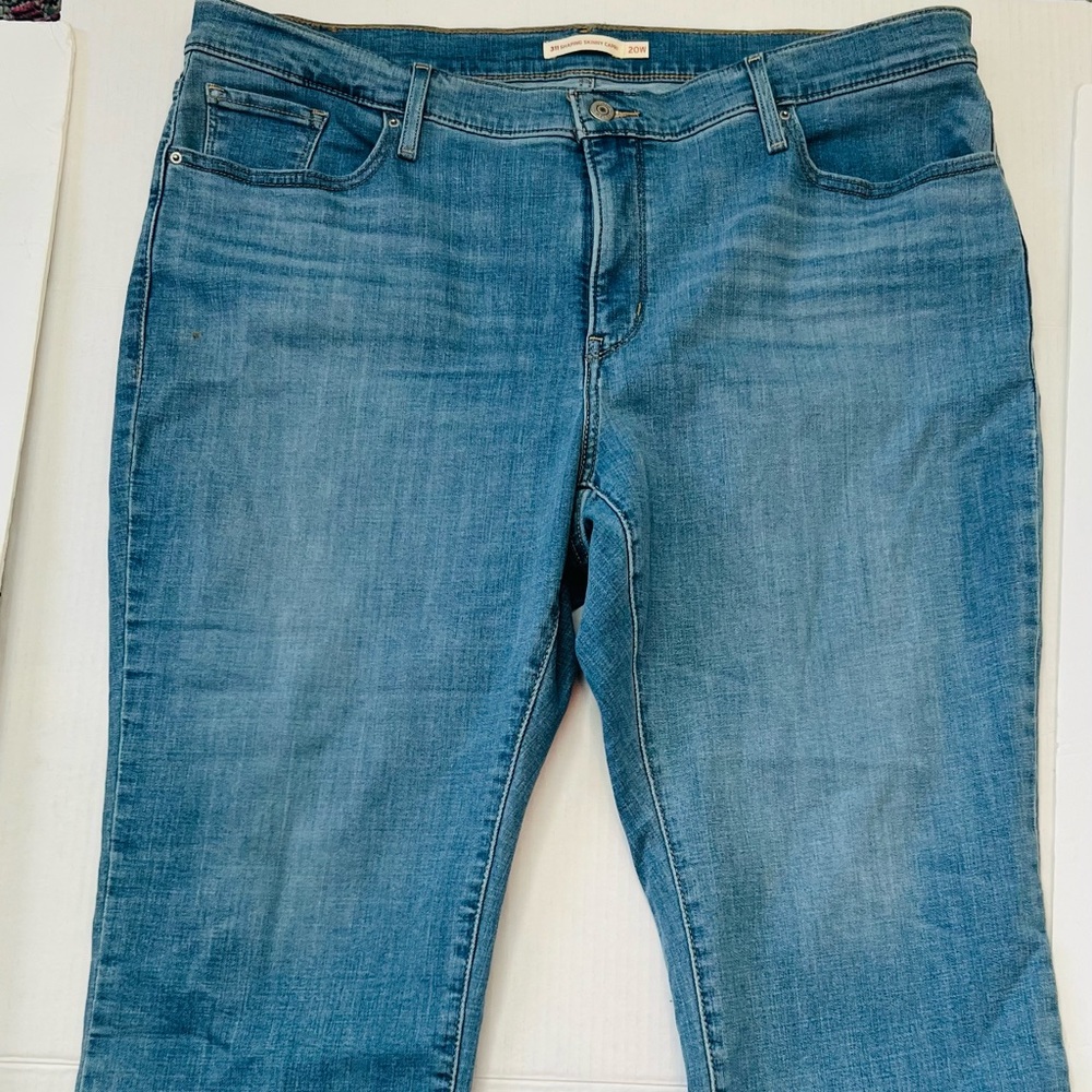 Stylish Blue Straight Leg Women's Jeans